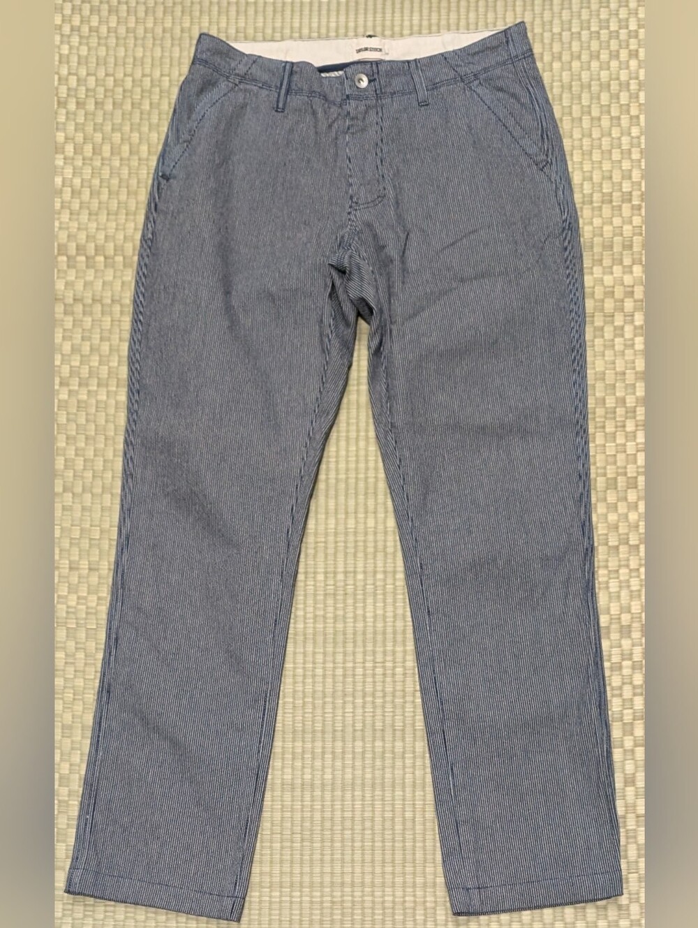 Taylor Stitch The Morse Pant in Indigo Stripe Men's Size 32 x 32